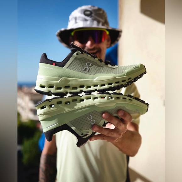 On Cloudultra 🔥 Vine Meadow Green Trail Running Shoes Men’s Size 11 - Picture 5 of 13